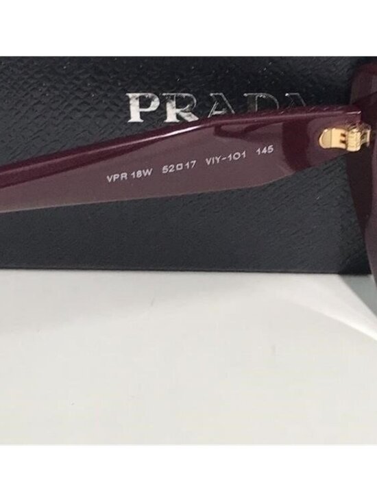 New Authentic ? Prada PR 18WV VIY1O1 Eyeglasses – Garnet main image 9